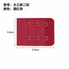 Hebilla Extensora de Ropa Interior Grande de Dos Hebillas Acero Inoxidable 3.8 Hebilla Extensora de Sujetador Hebilla de Crecimiento Hebilla Gancho Accesorios