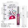 Delineador de Ojos Perlado de Colores Transfronterizo Sombra de Ojos Líquida con Brillo Fino Iluminador de Párpado Inferior Set de Maquillaje de Sirena que Cambia de Color