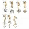 Fábrica de Joyería Yiwu Hecho a Medida Más Vendido Anillos para Ombligo, Collares, Pulseras, Anillos, Piercings de Nariz, Joyería para Ombligo con Forma de Corazón y Mariposa