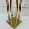 Luzes de corredor novo estilo, velas decorativas de casamento, enfeites pretos e dourados, lustres de vela para salão de casamento e salão de banquetes