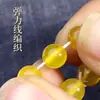 Anillo de Piedra Ágata Natural Accesorios Cristal Sandía con Elástico Bolas Redondas Pequeñas Anillo para Correr Pulsera Retorcida a Mano Accesorios Dly Venta al por Mayor