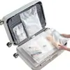 Bolsa de almacenamiento de viaje, bolsa para ropa, equipaje, ropa interior, embalaje de ropa, bolsa de almacenamiento (para producción, bolsa transparente sellada)