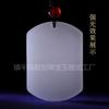 Pingente Marca de Segurança Jade Branco Jade Seda Dourada Xinjiang Masculino e Feminino Marca de Jade Pingente de Jade Atacado Fornecimento Transmissão ao Vivo