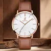 Lucky Fox Nuevo Lujo Ligero Tendencia de Moda Dial de Zorro Reloj de Cuarzo de Cuero Real para Pareja