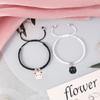 2022 nuevo brazalete de pareja tejido a mano para Halloween europeo y americano, un par de cuerdas de mano para hombre y mujer, joyería al por mayor