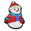 Pingentes de Sapato Boneco de Neve de Natal Acessórios para Sapato Clog Presente Decoração de Borracha Macia PVC Acessórios DIY Fivela Transfronteiriça