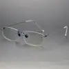 Armazón de Gafas Lindberg de Alta Calidad 2269 Sin Montura Cuadrado de Oro de 18 Quilates Armazón de Gafas de Titanio Puro para Miopía