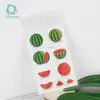 Los mismos adhesivos de tatuaje impermeables pintados para niños, frutas y verduras, adhesivos de tatuaje de frutas y plantas, dibujos animados lindos para fiesta