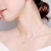 Super Collar de Mariposa de Circonita Brillante de Lujo de Luz de Hada Cadena Clavicular para Mujer Collar de Mariposa Hueca Cadena para el Cuello Suministro en Vivo