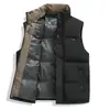 Chaleco Casual Cálido Acolchado Sin Mangas para Hombres Nuevo Invierno 2026 Ropa Exterior Versátil para Papás de Mediana Edad
