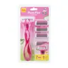 Lâmina de barbear Pearl Max de seis camadas para mulheres, cabeça de barbeador, ferramenta de beleza, barbeador