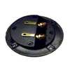 Caja de Conexiones Redonda para Altavoz de 90mm Placa de Cableado Trasero para Altavoz Caja de Conexiones Tipo Pulsador Poste de Conexión Clip de Conexión