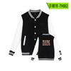 Eminem rapero uniforme de béisbol ropa fresca para mujer primavera y otoño estilo preppy estilo coreano chaqueta polar ins