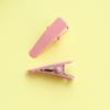 2.4cm superfície brilhante chapeamento doce cor bico de pato clipe DIY sem costura grampo de cabelo franja grampo de cabelo infantil preço de fábrica atacado