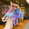 Llavero Creativo de Tortuga con Arena Líquida y Aceite Colgante para Bolso Decoración de Llavero Parque de Atracciones Máquina de Garra Regalo Venta al por Mayor