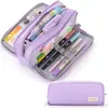 Producto Popular Transfronterizo, A Prueba de Polvo, Duradero, Compartimentos Múltiples, Gran Capacidad, Estuche Escolar para Estudiantes, Bolsa Portátil Multifuncional para Guardar Papelería