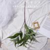 Flor Falsa de Lirio de Navidad de 3 Puntas Ramo Artificial Flor Hecha a Mano Flor de Boda Flor de Seda Artificial Decoración de Boda Flor de Piso