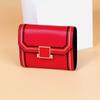 Taobao Más Vendido Ranura Múltiple para Tarjetas Lindo y Compacto Simple Tarjetero para Mujeres, RFID Gran Capacidad Estilo Estudiante Estilo Acordeón Tarjetero de Cuero Genuino