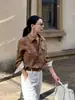 Camisa de lino estilo vintage para mujer, nueva colección otoño 2026, de alta gama, corte holgado, adelgazante y protector solar, top de algodón y lino