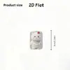 Protector de cable de datos acrílico 2D, previene la rotura, presenta diseños de animales de dibujos animados, cable de datos para teléfono Tipo-C, para ventas transfronterizas