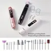 Nuevo lápiz lijador de uñas transfronterizo LED con pantalla eléctrico conveniente pulido removedor de uñas herramientas de uñas pulido