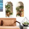 Estilo Simples Vaso de Planta Tropical Adesivos de Parede Decoração de Fundo para Quarto Sala de Estar Estudo Adesivos Autoadesivos Atacado em Estoque