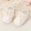 Sapatos e Meias de Bebê para Primavera e Outono, Meias Antiderrapantes, Sapatos Pré-Caminhada com Solado Macio, Sapatos para Crianças Pequenas, Sapatos de Algodão para Bebês, Algodão Penteado com Laço