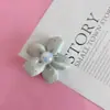 Tela de Pétalos Rosa Dulce de Principios de Verano Flor de Perla Algodón Flor de Cinco Pétalos Accesorios para Tocados Bolsos Accesorios para Ropa