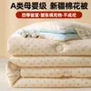 Colcha antibacteriana de algodón Xinjiang de grado A genuino, estilo minimalista de algodón puro, núcleo de colcha de invierno engrosado, calidez para dormitorio, ropa de cama de primavera y otoño