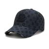 Gorra de Béisbol para Mujer con Copa Profunda, Circunferencia de Cabeza Grande, Estilo Coreano Versátil Bordada Protección Solar Que Afina el Rostro Pequeña Ala Ancha Curvada Sombrero de Lengua de Pato para Hombre