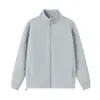 Estilo Nuevo de Otoño 400g Algodón Líquido de Cinco Capas Chaqueta con Cuello Alto Ropa de Trabajo Corporativa Uniforme de Grupo Impresión de Logo Personalizado por Imagen