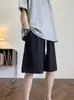 Shorts Deportivos para Hombre 2025 Nuevos Sueltos Transpirables Casuales Hasta la Rodilla Verano Delgados Waffle Medianos