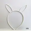 Diadema de Plástico Colorida con Orejas de Conejo y Corona de Dibujos Animados Lindos Accesorio para el Cabello de Princesa Pasador Diadema de Año Nuevo Venta al por Mayor en Stock