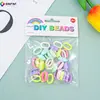 Exportação Transfronteiriça Resina Rosa Pulseira DIY Acessórios de Contas Cartão de Unha de Papel Cabeça Pulseira Acessórios de Contas Contas