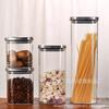 Frasco de Vidrio Cuadrado de Acero Inoxidable Sellado a Prueba de Humedad Frasco de Almacenamiento Frasco para Almacenar Granos Frasco para Almacenar Nueces