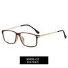 95908 Lentes Retro de Montura Completa para Hombre Disponibles Lentes de Potencia Combinan con Todo Gafas para Miopía Montura Adelgazante para Cara Grande Gafas Planas