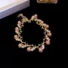 Aretes, collar y pulsera de diamantes y perlas estilo palacio retro - un lujoso y elegante juego de joyería perfecto para vestidos de noche y ocasiones formales