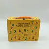 Caja de Lata Personalizada de Hojalata Portátil con Tapa Abatible Love Lunch con Asa de Cierre Cuadrado Estuche para Galletas y Dulces Caja de Lata