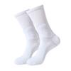 Calcetines de baloncesto profesionales con base de toalla gruesa, calcetines de entrenamiento antideslizantes que absorben el sudor, calcetines deportivos americanos de media pantorrilla de color sólido, medias altas