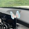 Mariposa móvil salida de aire de la consola central del coche decoración de aromaterapia adornos para coche accesorios curativos para coche mariposa creativa