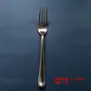 Conjunto de talheres espessado em aço inoxidável 304, cabo brilhante de luxo leve, louça de hotel cinco estrelas, faca e garfo para bife de restaurante