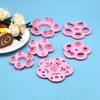 Molde Decoración Lonchera Forma Pera Manzana Cara Cambiante Huevo de Codorniz DIY Molde Artificial para Bolas de Arroz
