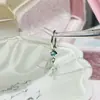 Brincos de argola em aço titânio de grau médico em formato de cruz nas cores verde Paraíba e verde menta, argolas com pino reto, tarrachas para cartilagem da orelha e joias de orelha