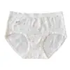 9917 Ropa Interior de Mujer de Algodón Puro con Puntos de Colores Estilo Coreano, Suave y Lisa, Puntos de Colores, Algodón Grado A, Algodón Puro, Entrepierna Extendida, Antibacteriano 10A