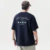 Camiseta Unisex Casual Suelta de Manga Corta con Estampado de Dibujos Animados Tendencia Retro Americana Verano Hombro Caído 2026 Moda Simple