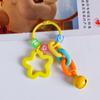 Llavero Estrella de Cinco Puntas Hueca Colorida Estilo Ins Corazón de Estrella de Niña Colgante para Mochila Escolar Llavero Pequeño Regalo