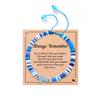 Explosiones Transfronterizas Tarjeta de Joyería Estilo de Moda Simple Varios Colores Pulsera de Cerámica Suave Cruzada Pulsera Ajustable