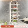 Estante de Almacenamiento de Alimentos de Cocina Multicapa Plato de Comida para el Hogar Estante de Almacenamiento Multifuncional para Alimentos y Estante de Almacenamiento de Alimentos para el Hogar
