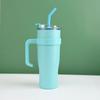 Vaso de hielo transfronterizo Big Mac pajita para coche aislamiento vaso frío 40 oz 30 oz coche exterior de mano vaso de agua