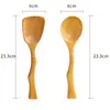 Espátula de Madeira Maciça Personalizada Espátula de Arroz Espátula de Cozinha para Casa e Dormitório Colher de Arroz de Madeira Maciça Espátula Antiaderente para Saltear